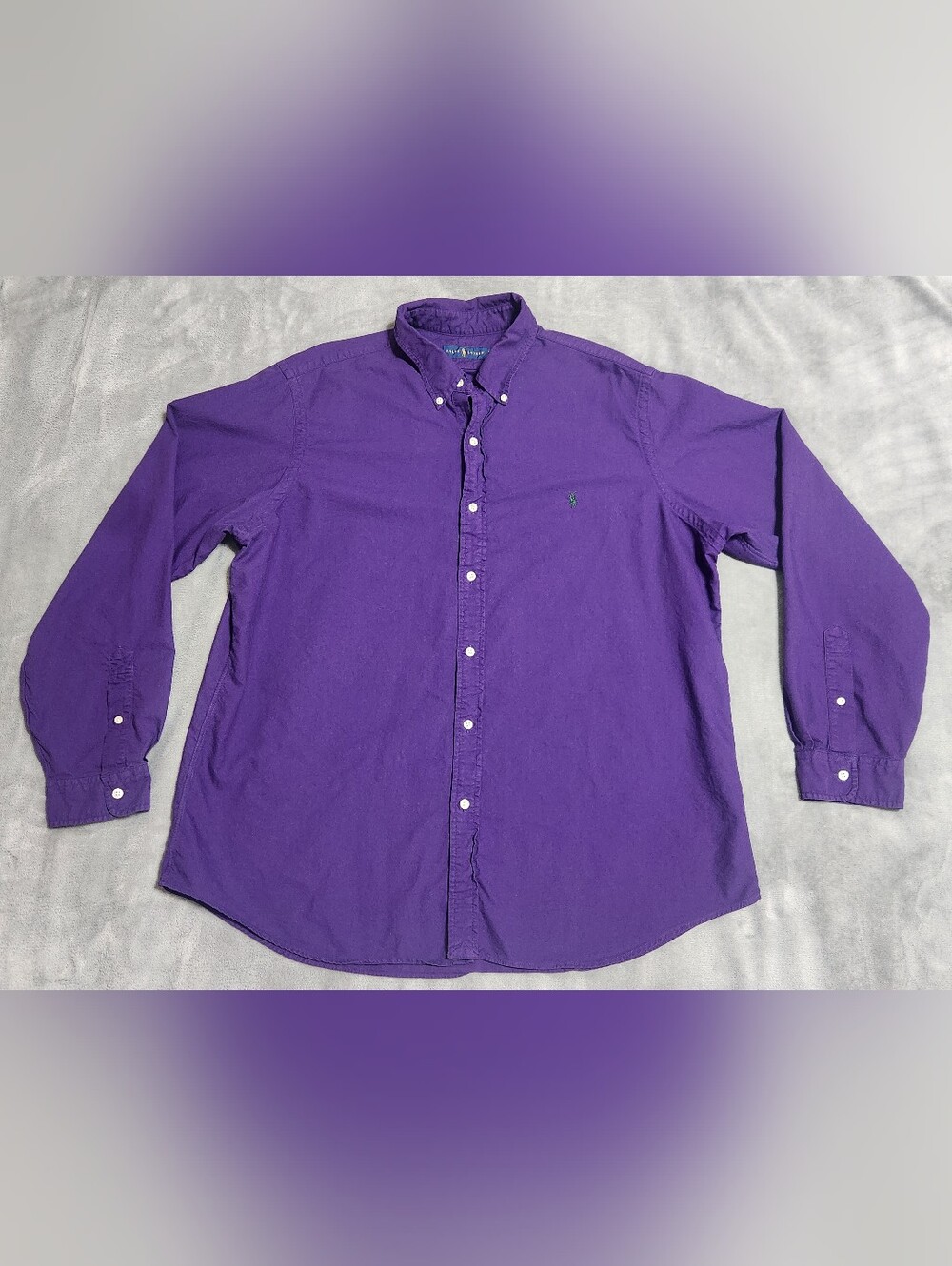 Ralph Lauren Purple Long Sleeve Oxford Shirt XXL